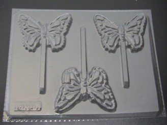 1310 Butterfly Chocolate or Hard Candy Lollipop Mold